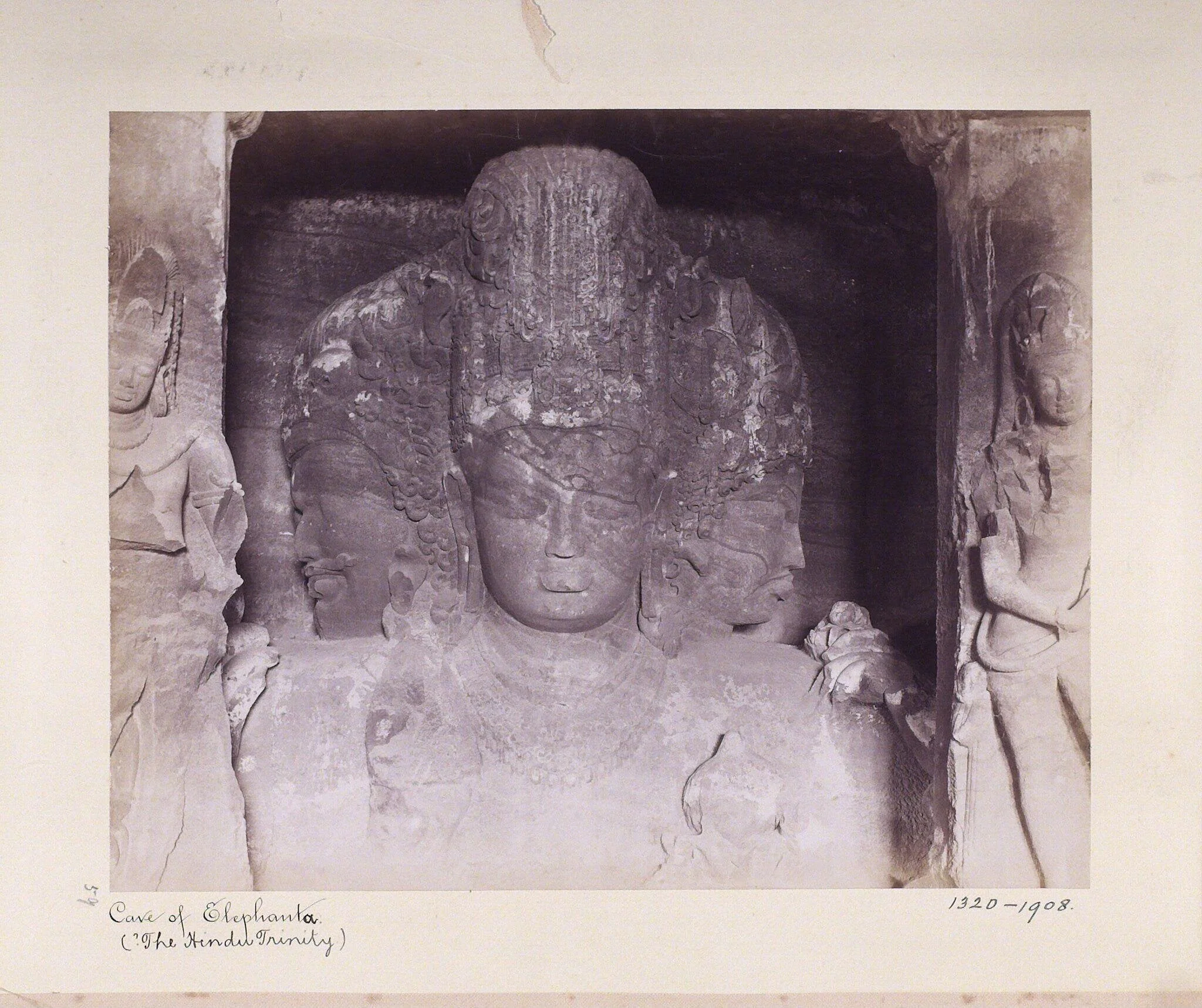 The Trimurti, detail