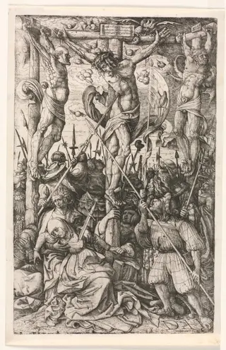 The Calvary, by Daniel Hopfer, 1520