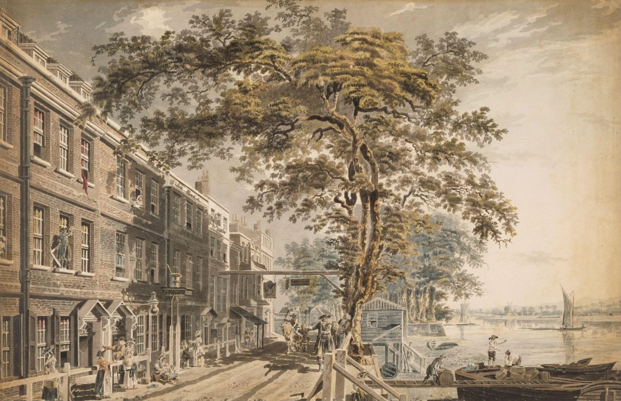 Cheyne Walk, Chelsea, detail