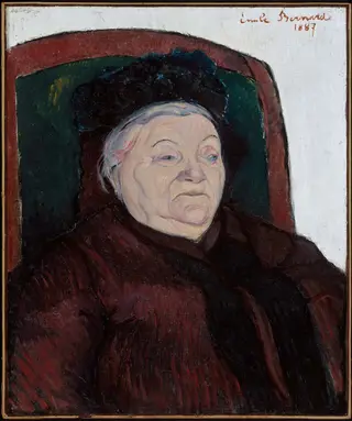 The Artist's Grandmother, by Émile Bernard, oil, 1894