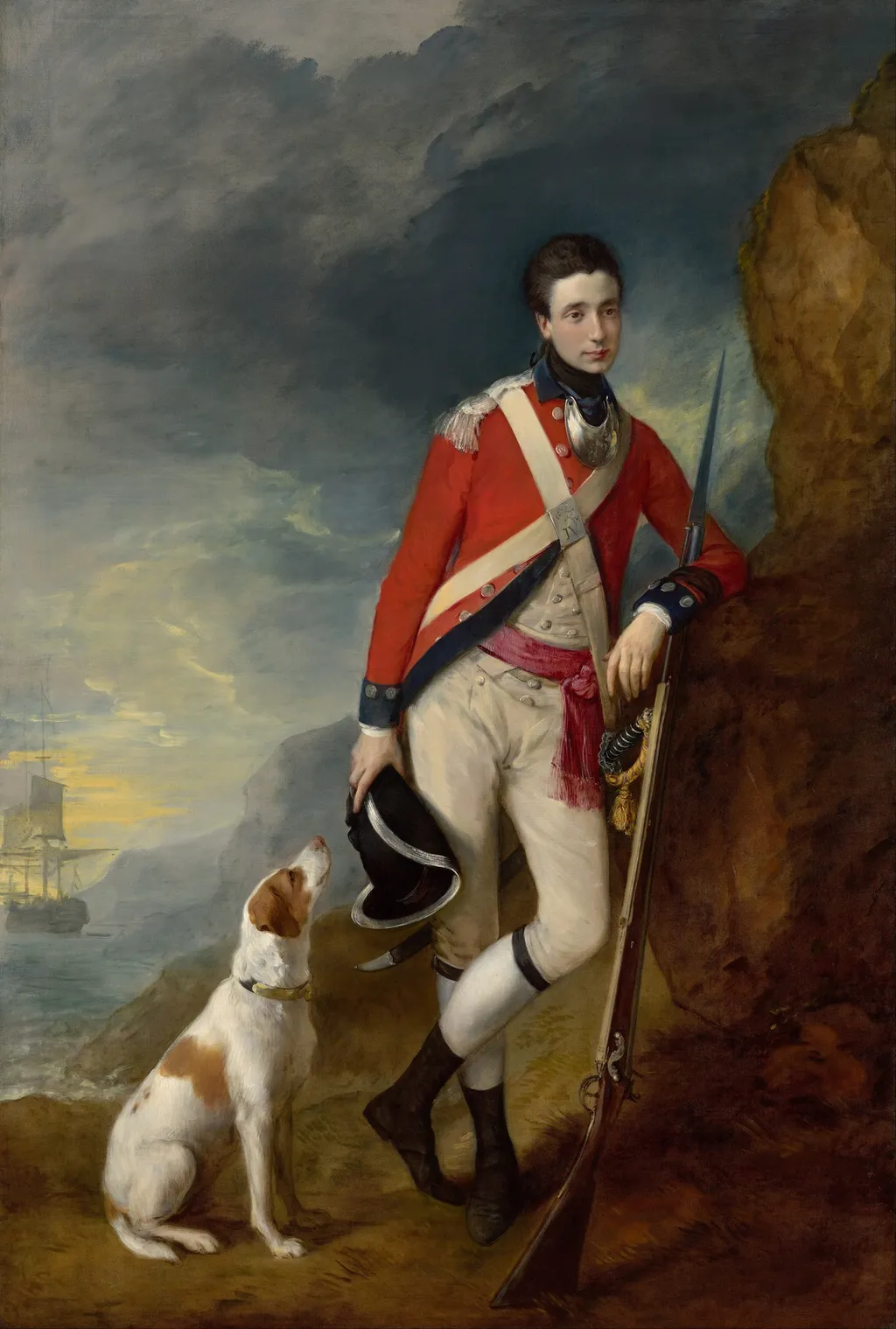 Richard St George Mansergh-St George, by Thomas Gainsborough, oil