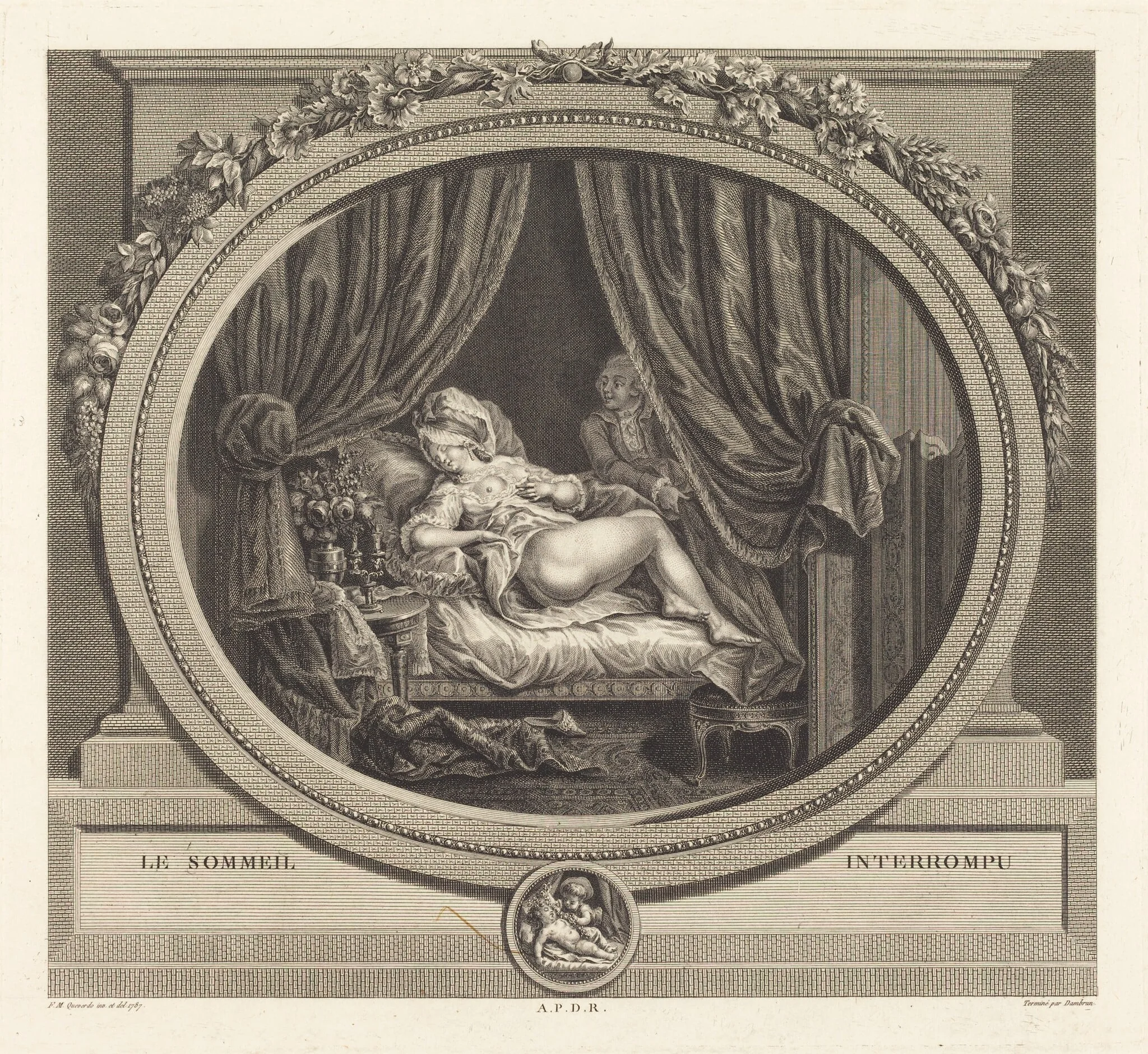 Le sommeil interrompu, detail