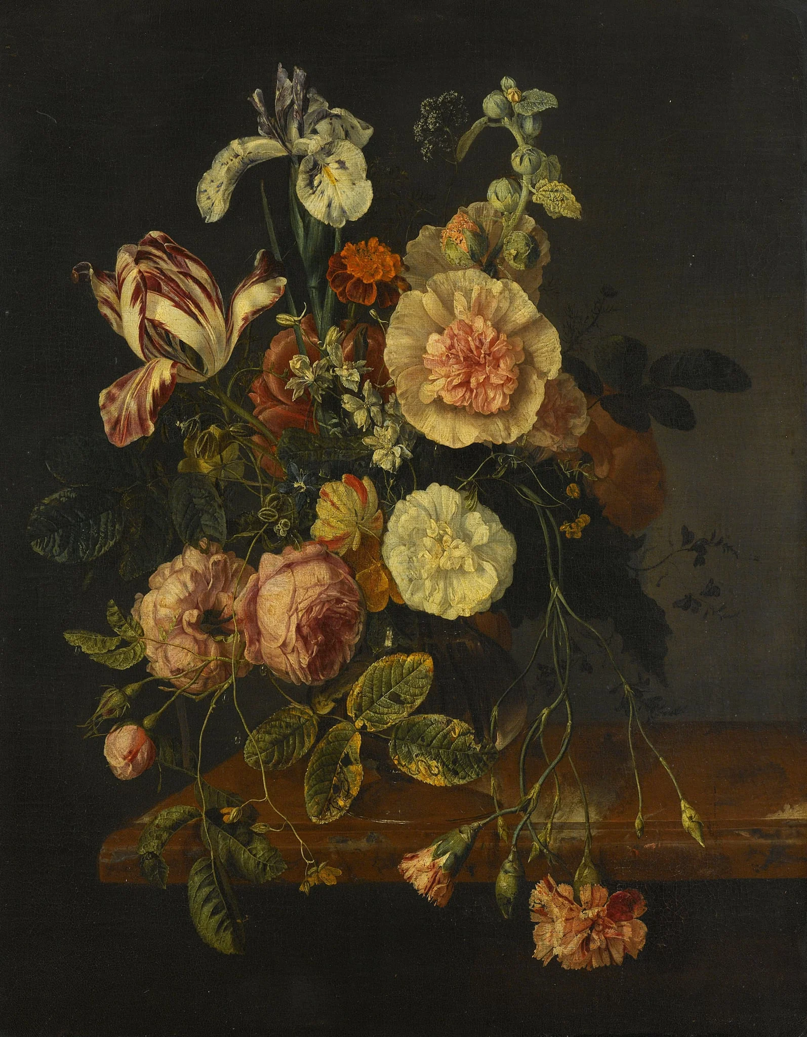 Still Life with Flowers, detail