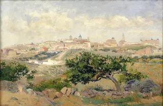 View of Toledo, by Aureliano de Beruete, oil, 1907
