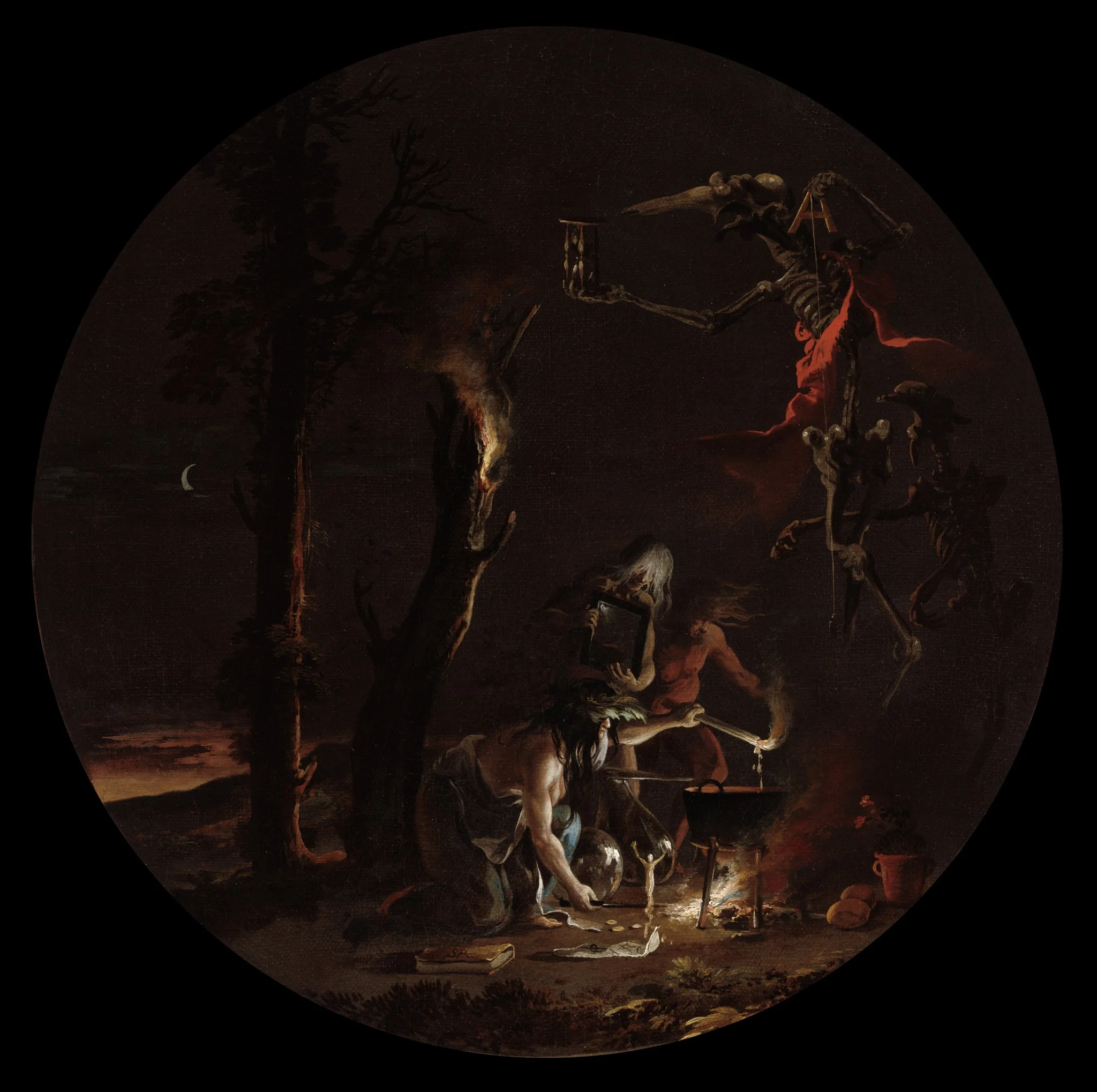 Scenes of Witchcraft: Evening, detail