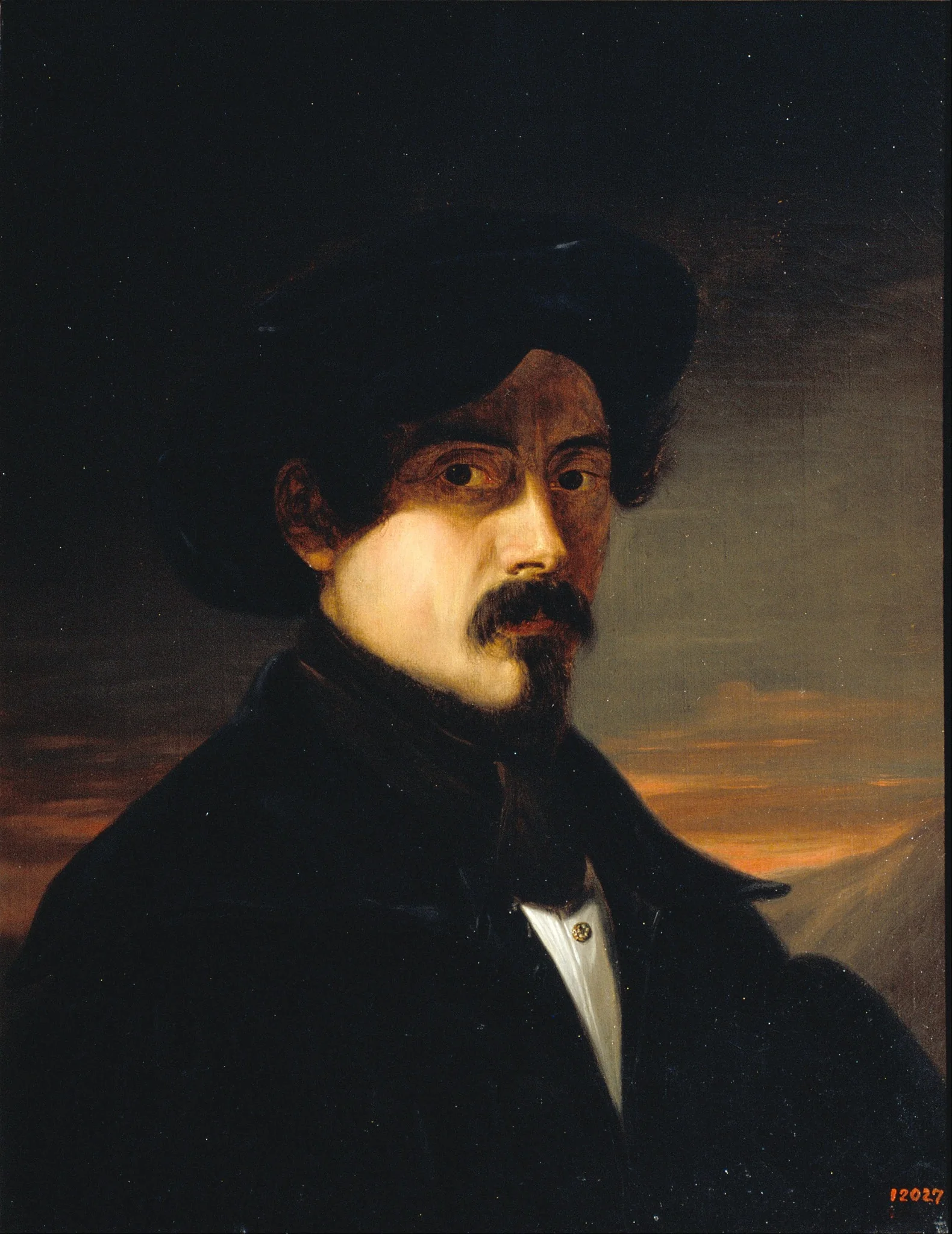 Self-portrait, detail