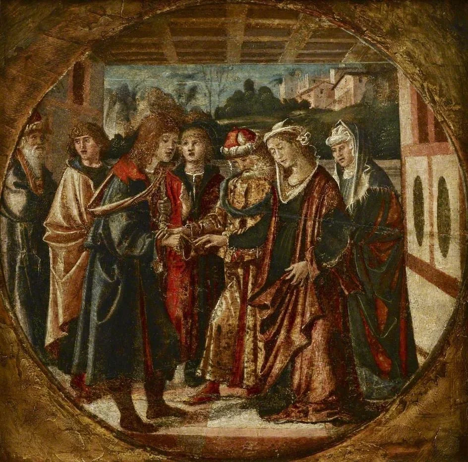 The Marriage of Antiochus and Stratonice, detail