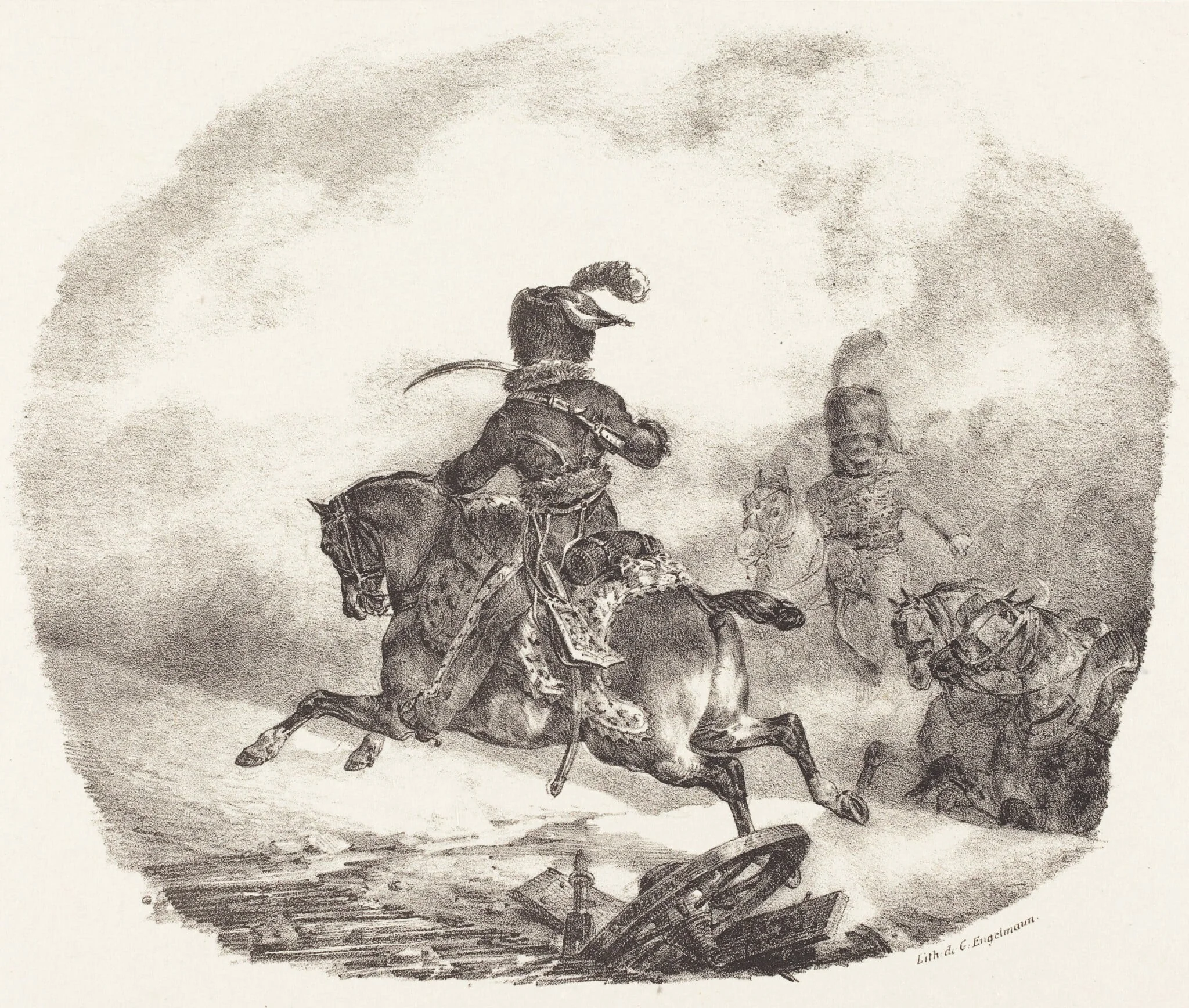 Light Artillery Officer of the Imperial Guard (Officier d'artillerie legerie de la garde imperiale), detail