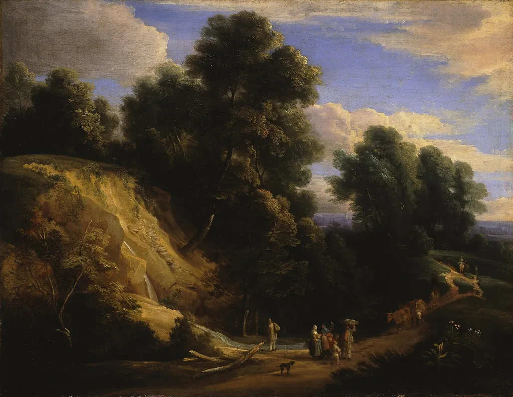 Landscape, by Pieter Bout, oil