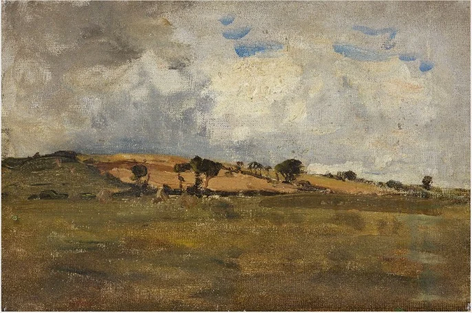 The Cornfields beyond, detail