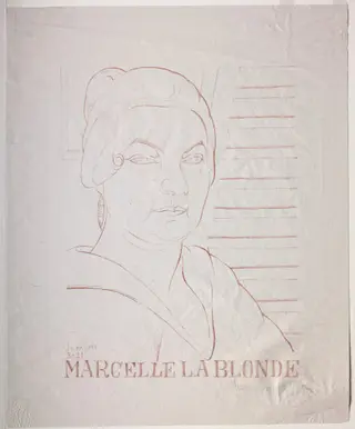 Marcelle la Blonde, by Juan Gris, 1921