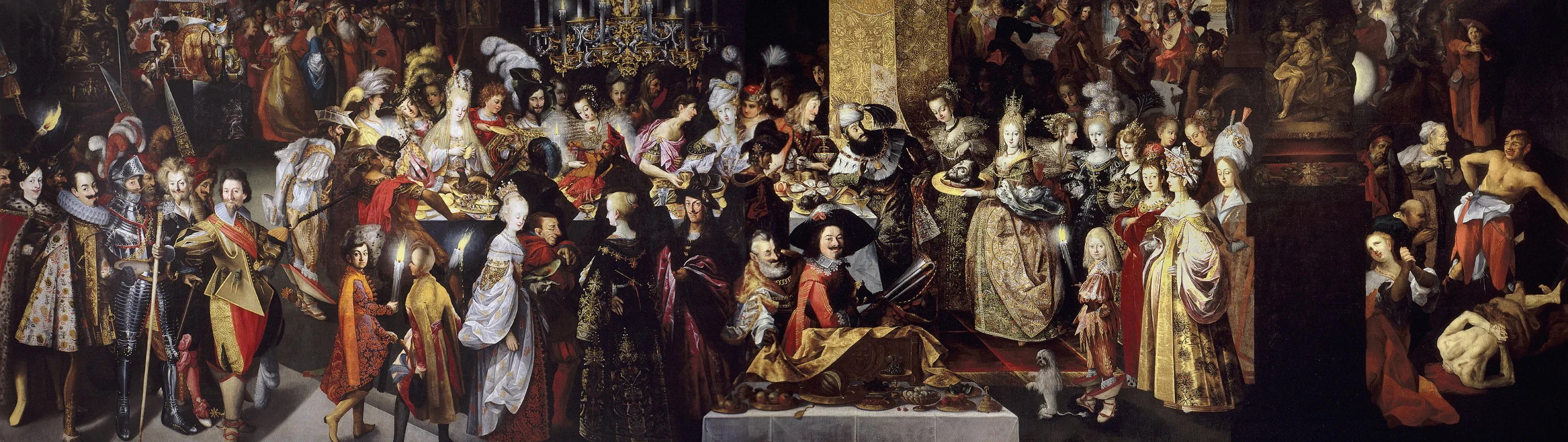 Feast of Herod with the Beheading of St John the Baptist, detail