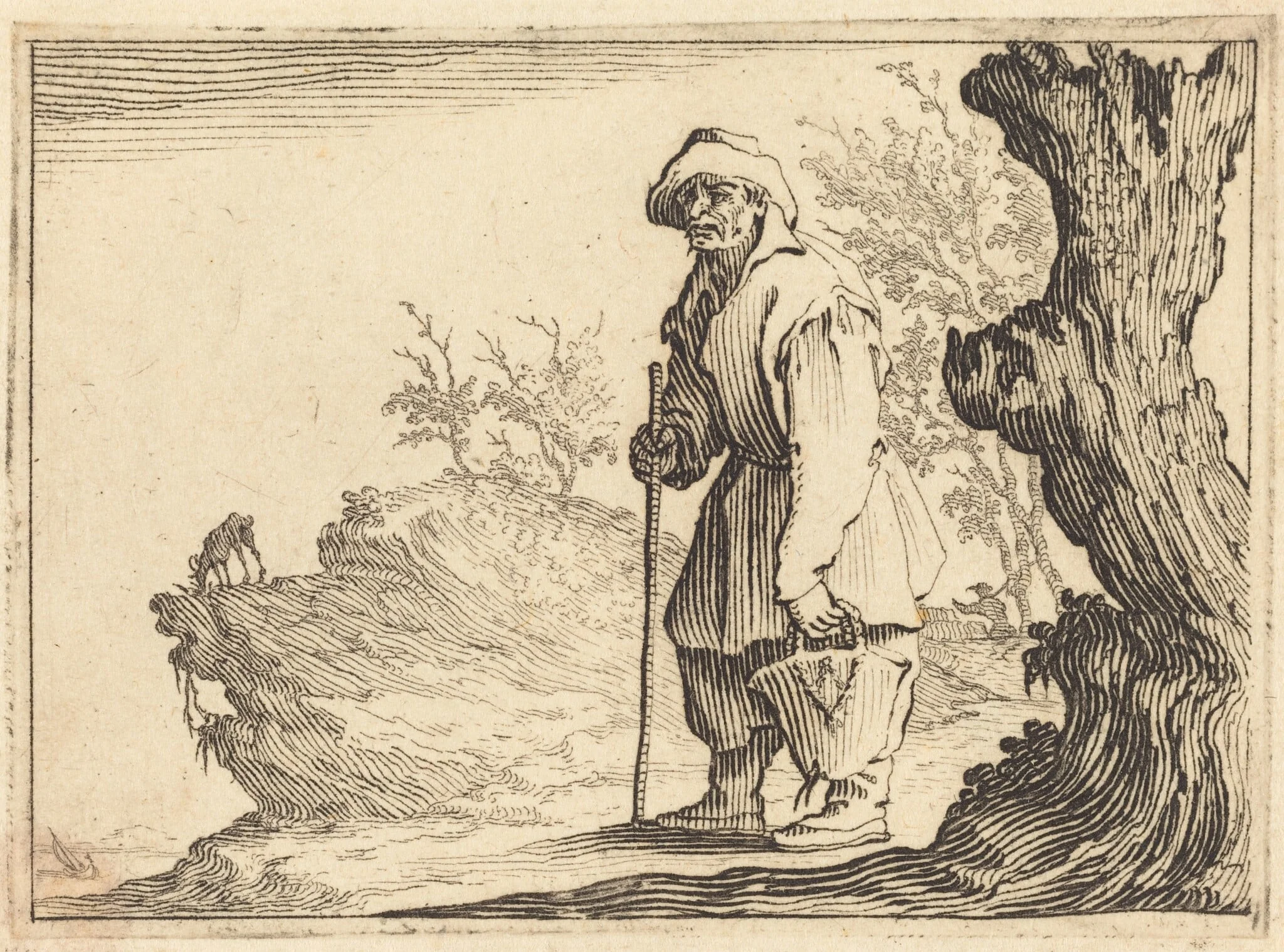 Peasant with Sack, detail