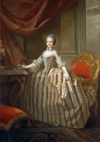 Maria Luisa of Parma (1751–1819), Later Queen of Spain, by Laurent Pêcheux, oil, 1765