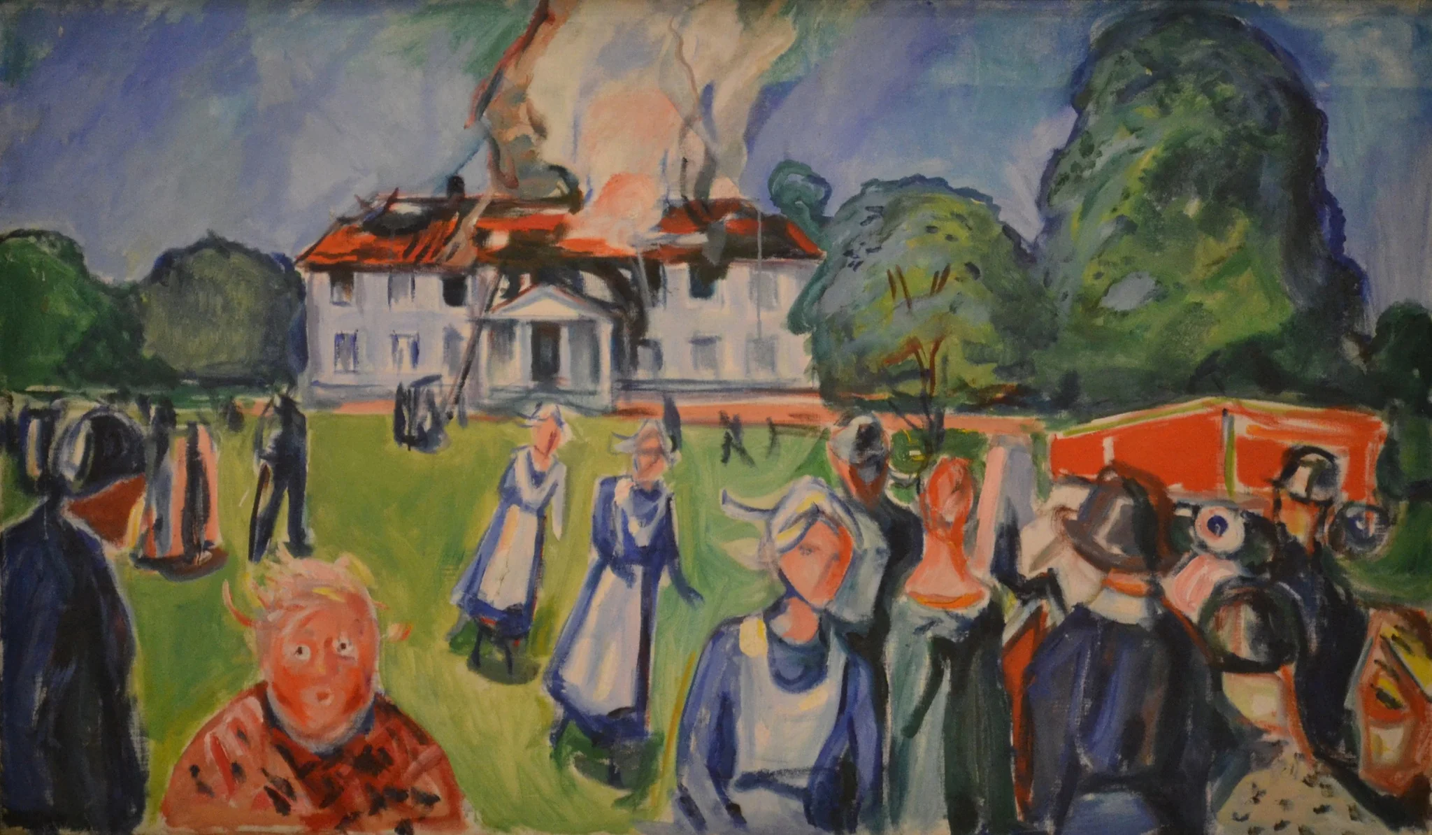 The House is Burning!, detail