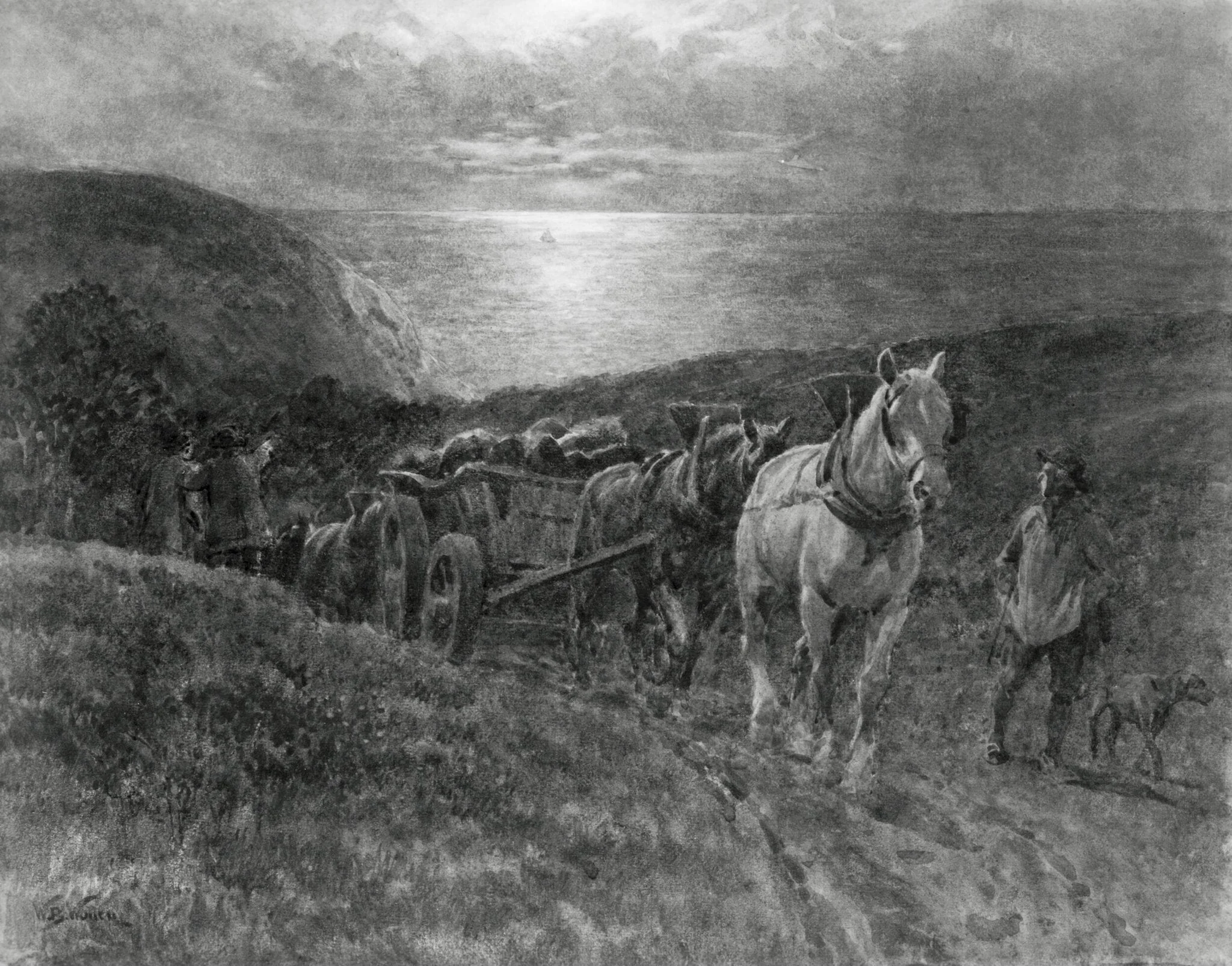 The Smugglers, detail