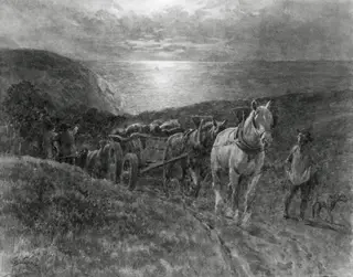 The Smugglers, by William Barnes Wollen, watercolor, 1924