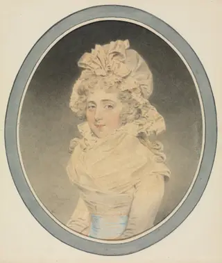 Lady Caroline Wrottesley, by John Downman, 1792