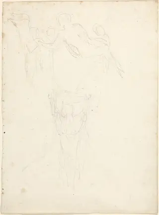 Figure Studies, by John Flaxman, graphite, 1790