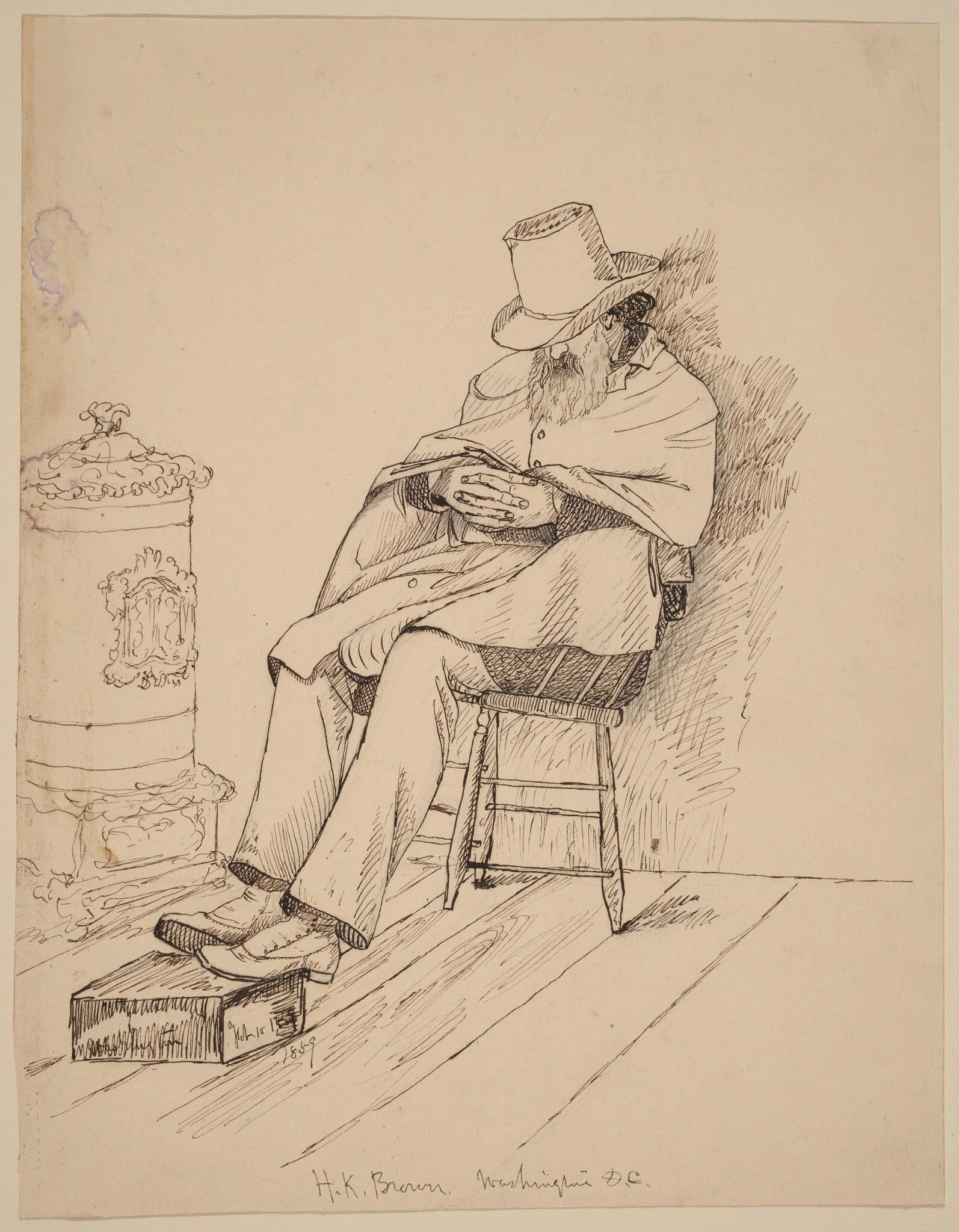 H.K. Brown, detail