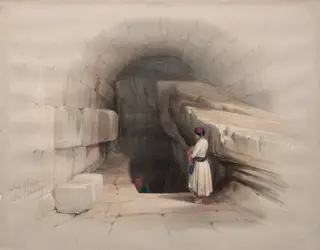 Fountain of Siloam, Valley of Jehoshaphat, by David Roberts, 1839