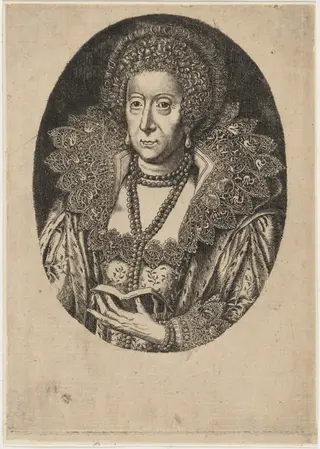 Mary Sidney, Countess of Pembroke, by Burnet Reading, ink, 1789