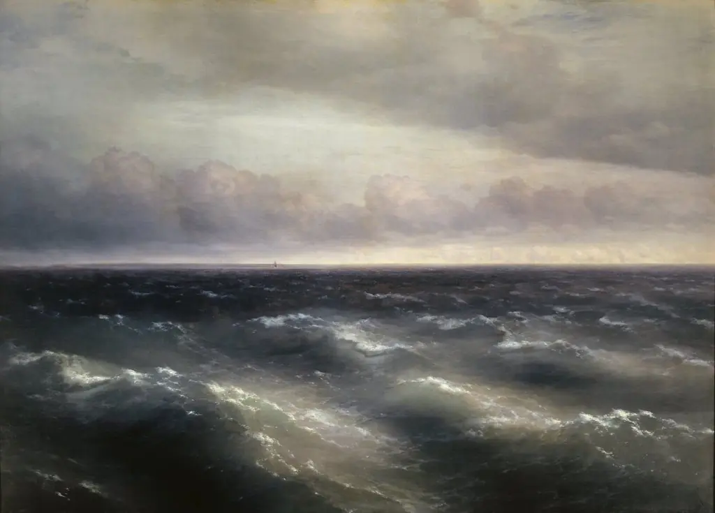 The Black Sea, by Ivan Aivazovsky, oil, 1891