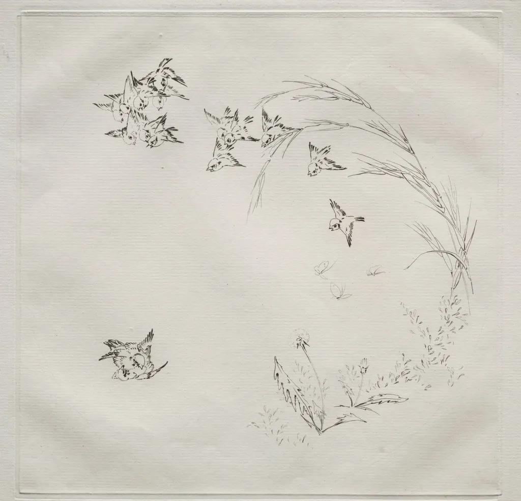 Parisian Service (Haviland service): The Fight (no. 2), by Félix Bracquemond, 1875