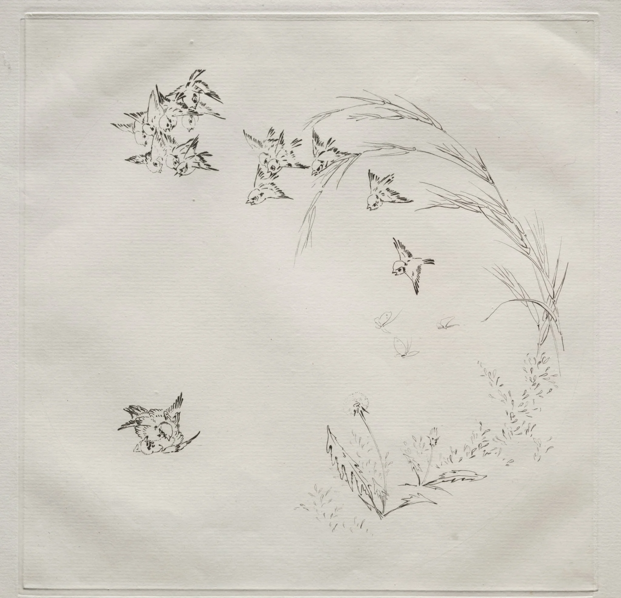 Parisian Service (Haviland service): The Fight (no. 2), detail