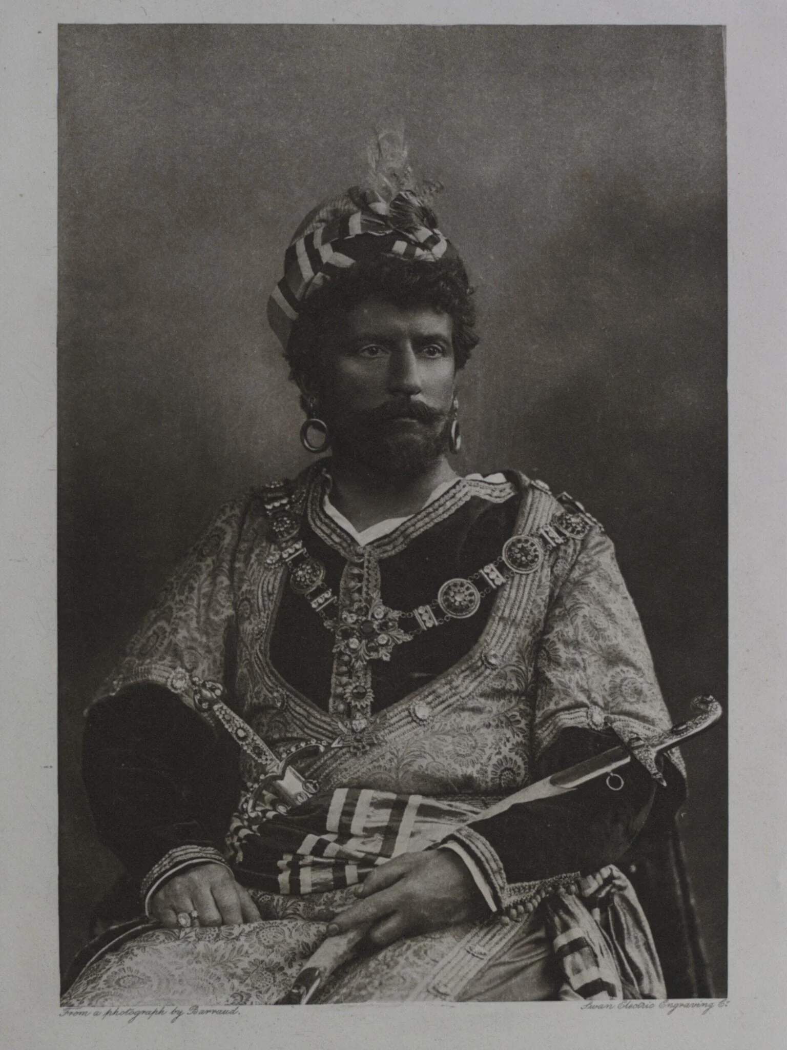 H Beard Print Collection, detail