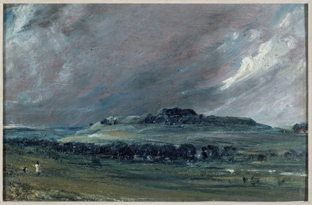 Old Sarum, by John Constable, oil, 1829