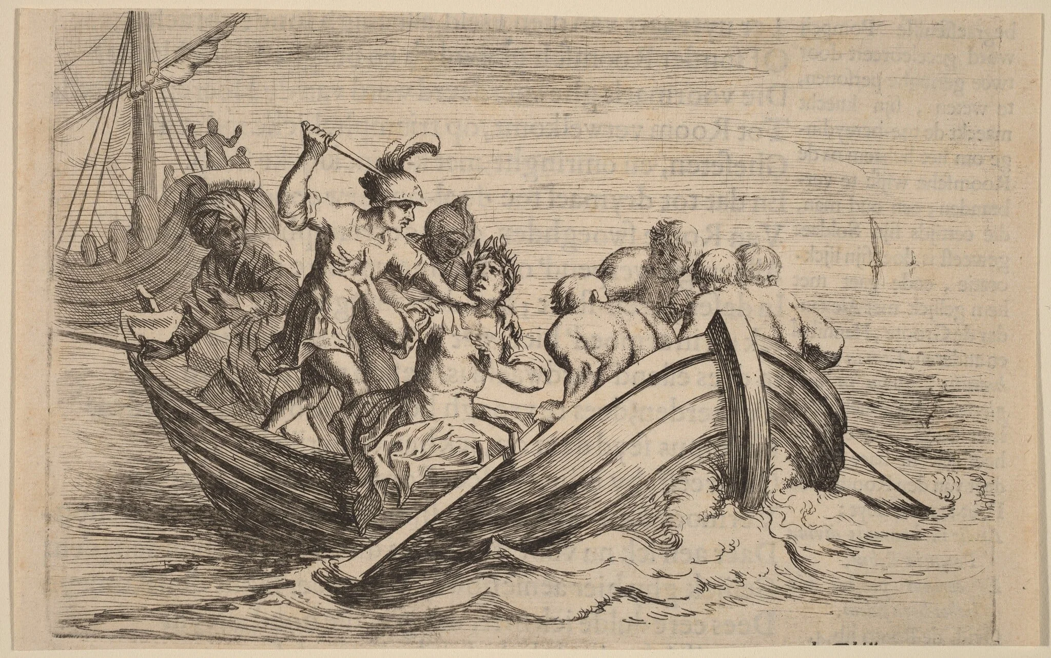 The Stabbing of Pompey, detail