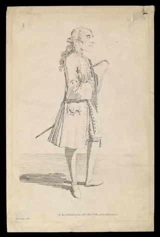 H Beard Print Collection, by Pier Leone Ghezzi, 1742