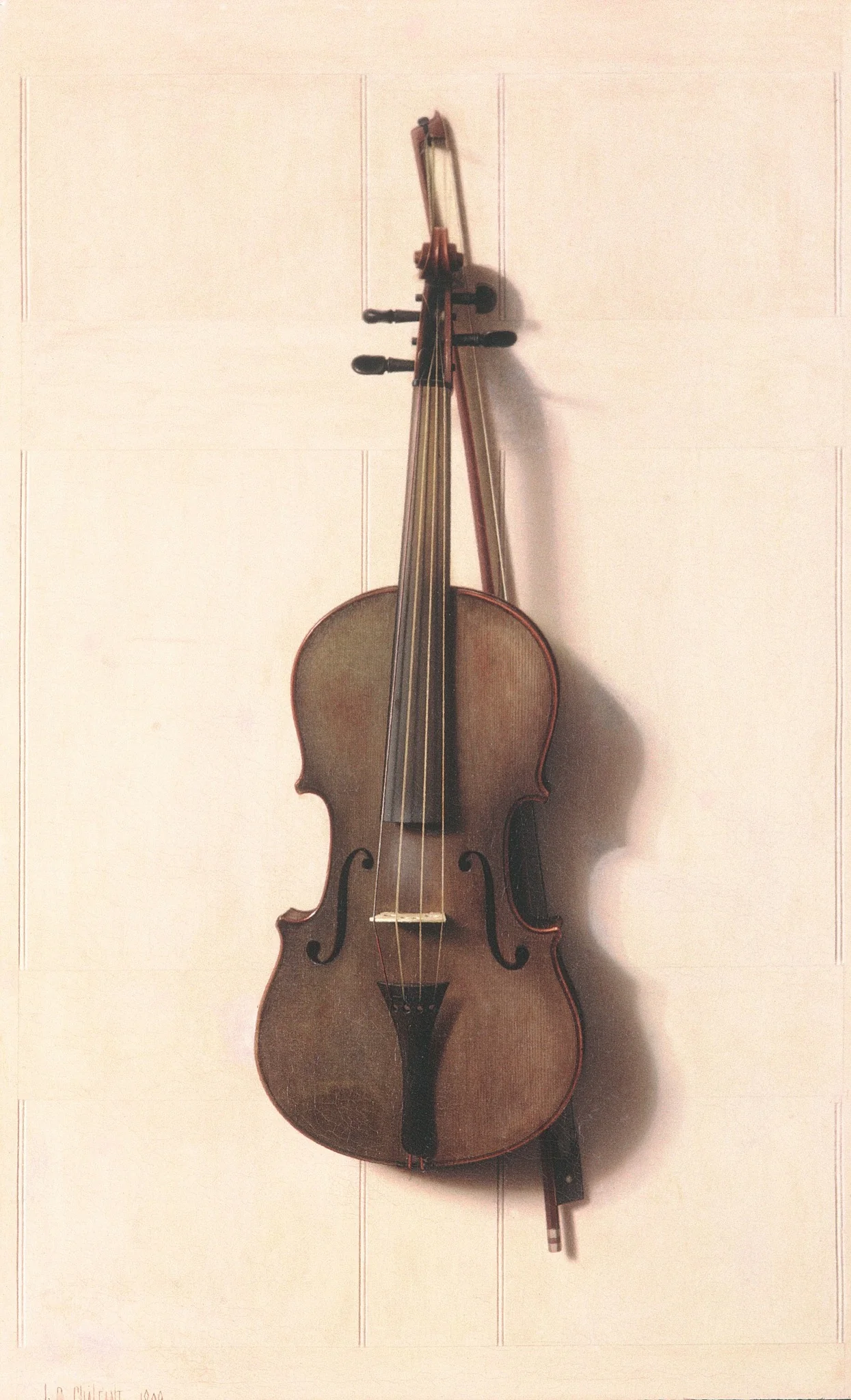 Violin and Bow, detail