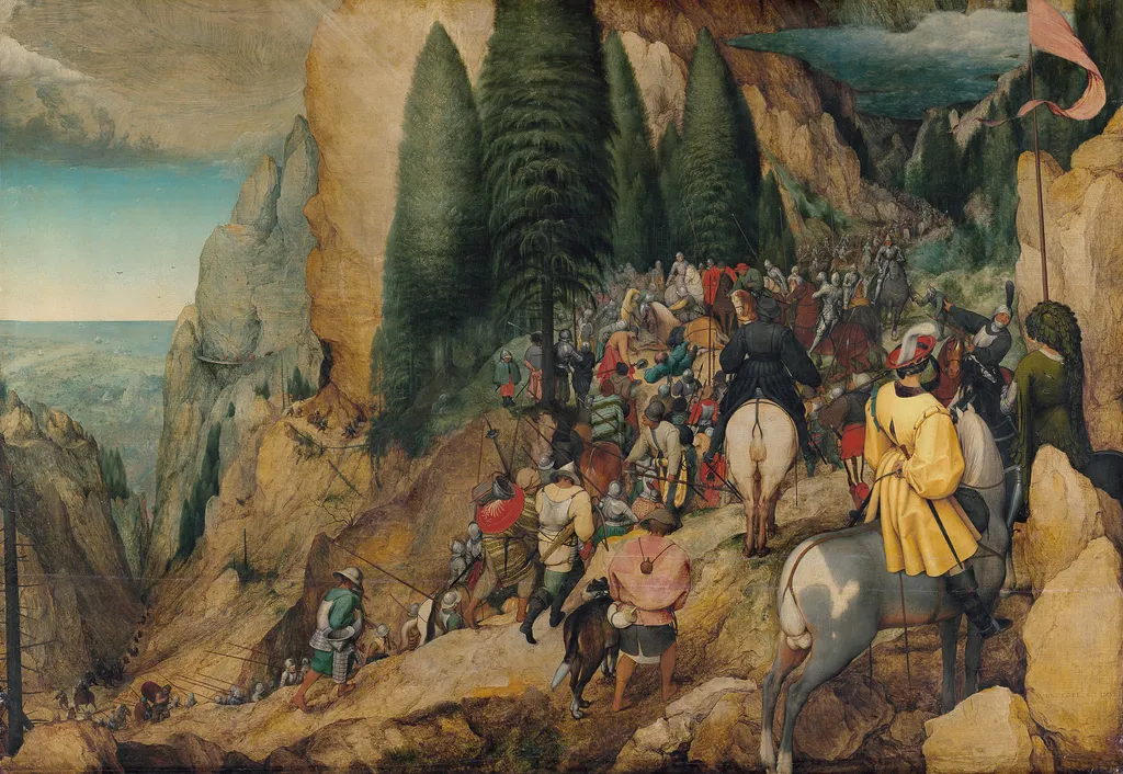 Conversion of Paul, by Pieter Brueghel the Elder, oil, 1567
