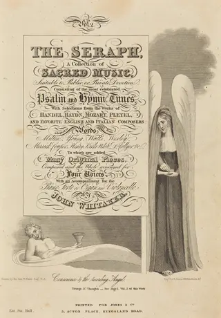 Conscience and the Recording Angel, by P. Jones, ink, 1818