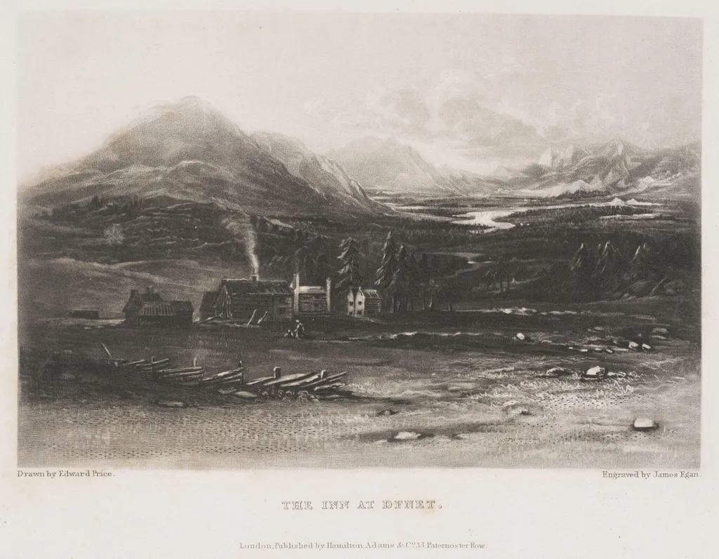 Inn at Dfnet, by Edward Price, 1834