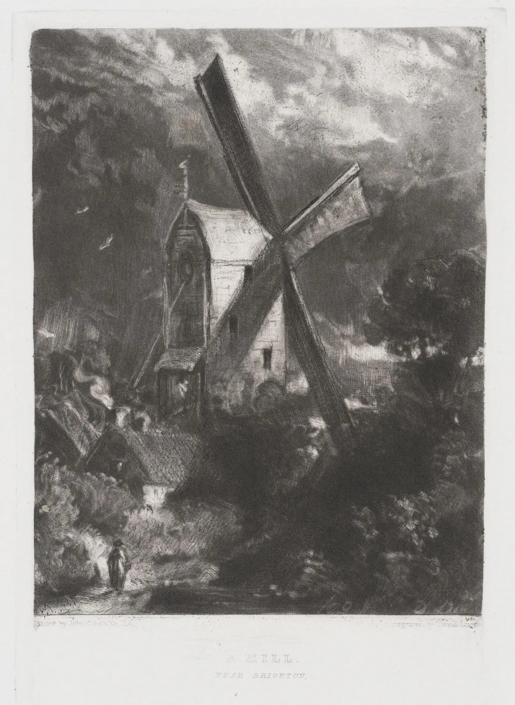 A MILL. NEAR BRIGHTON, by John Constable