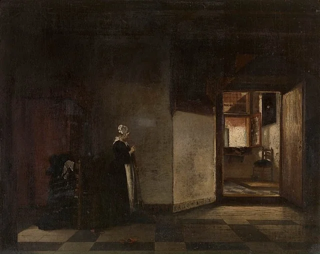 A Dutch Interior, detail