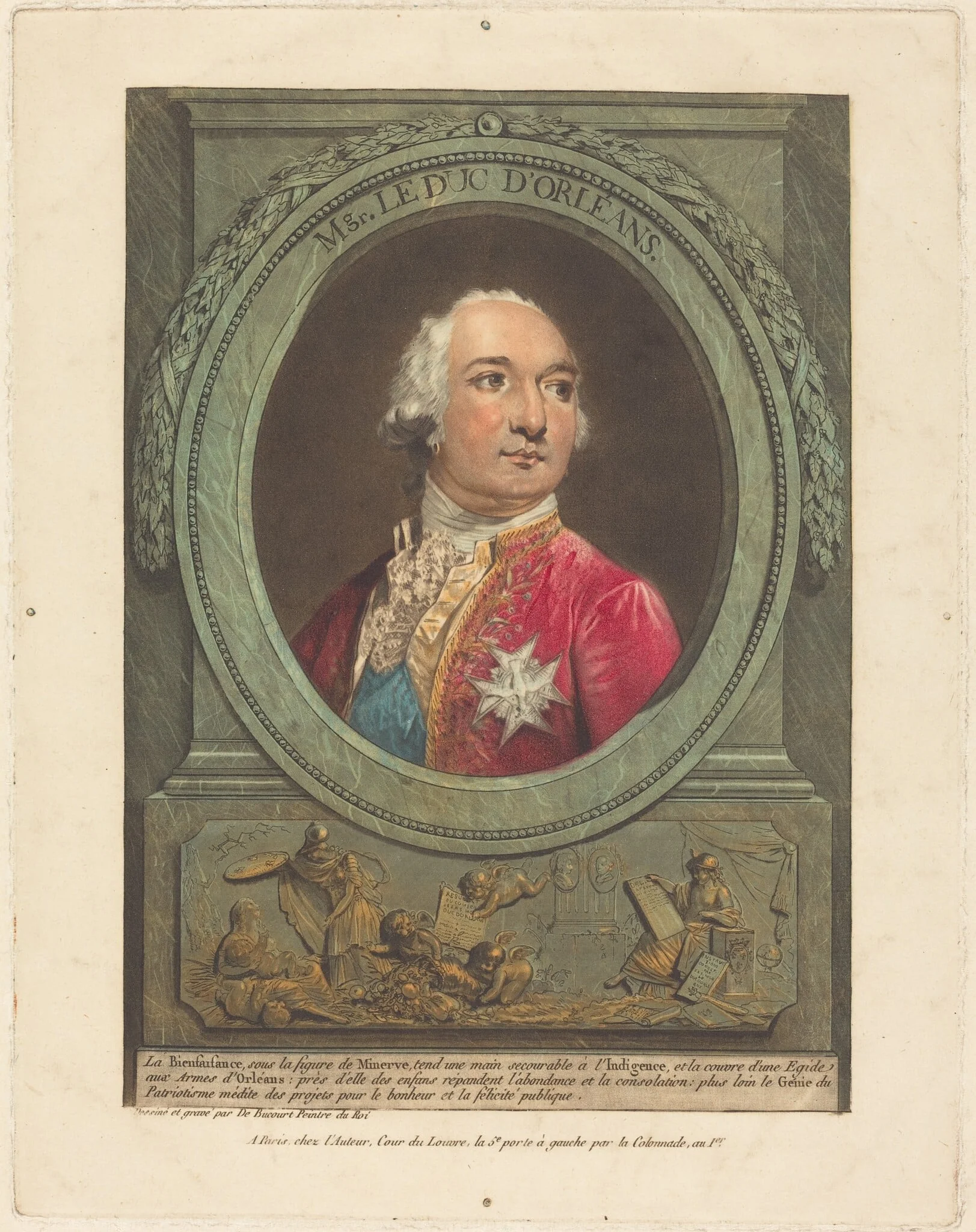 Mgr. Le duc d'Orléans, detail