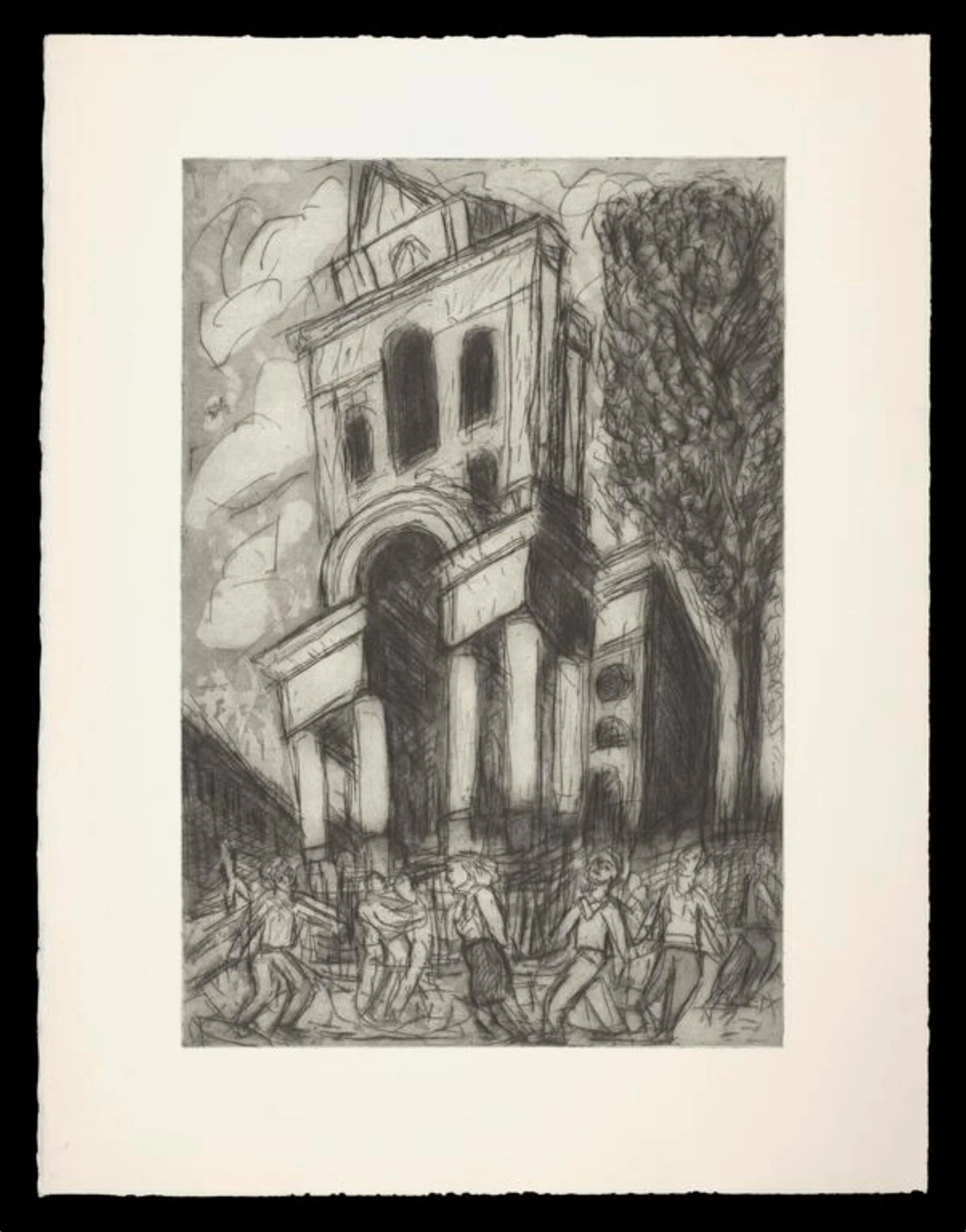 Christ Church, Summer, detail