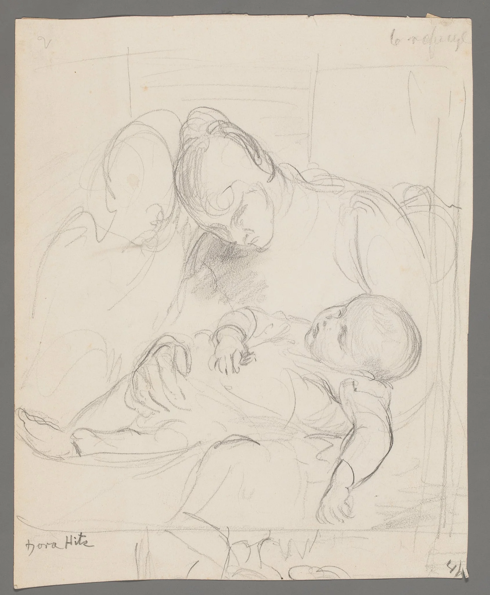 Hitz, Dora: Mother and Child, detail