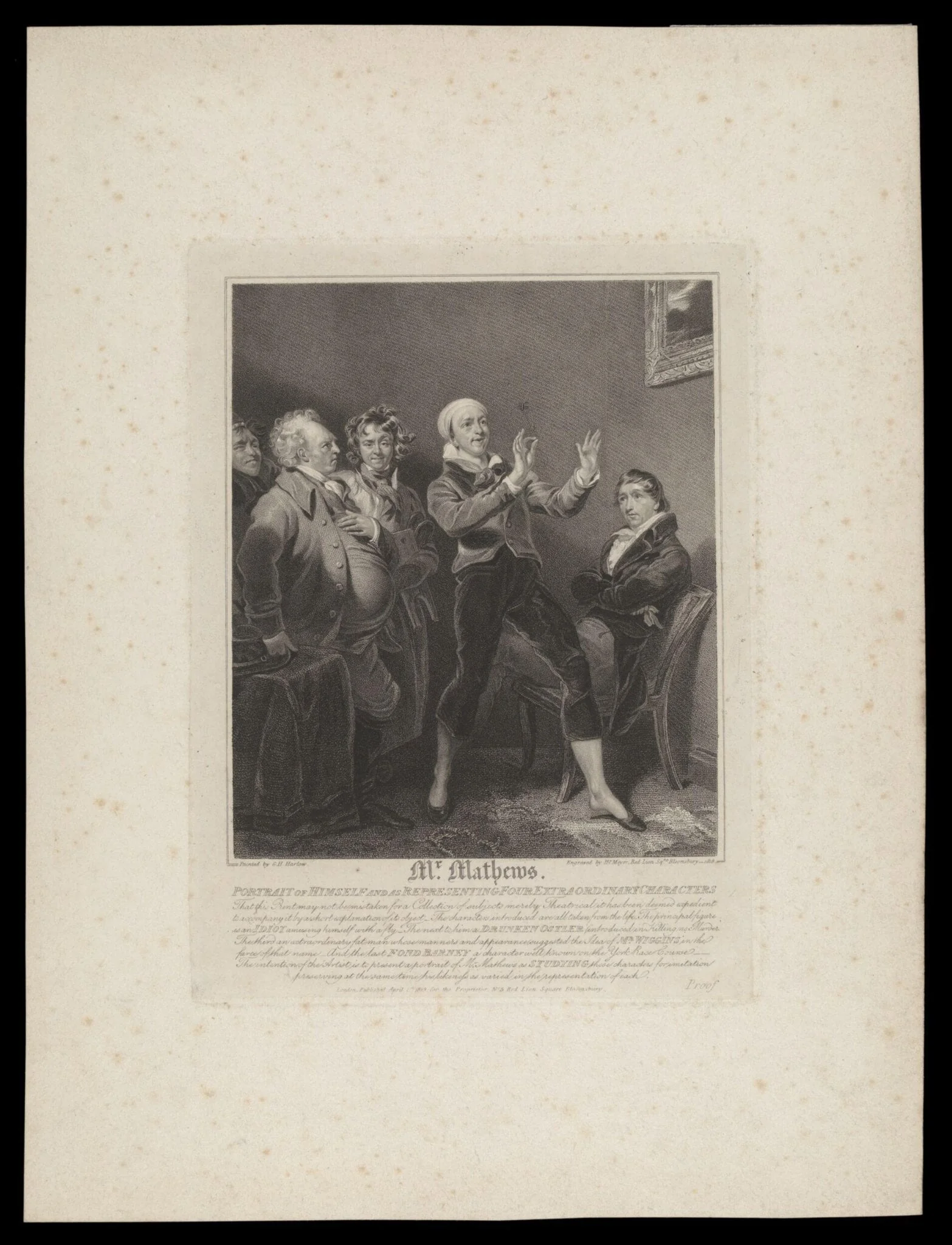 H Beard Print Collection, detail