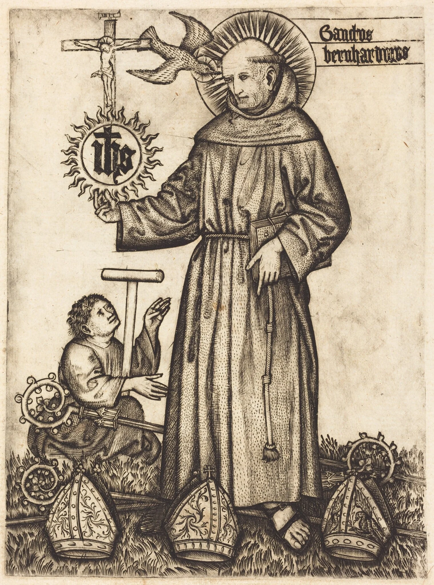 Sanctus Bernhardinus, detail