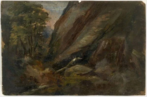 Rocky Ravine, detail