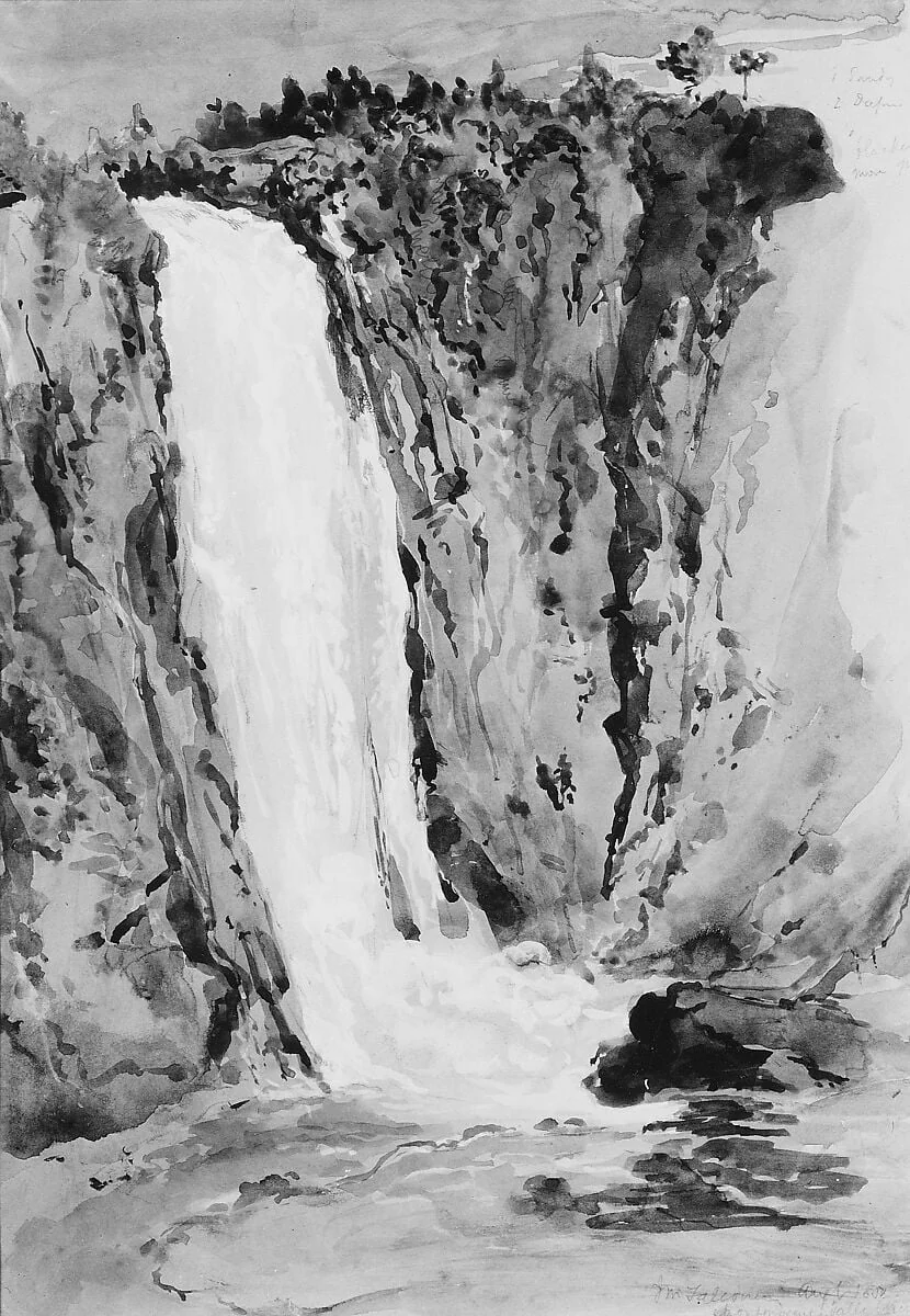 Montmorency Falls, Canada, detail