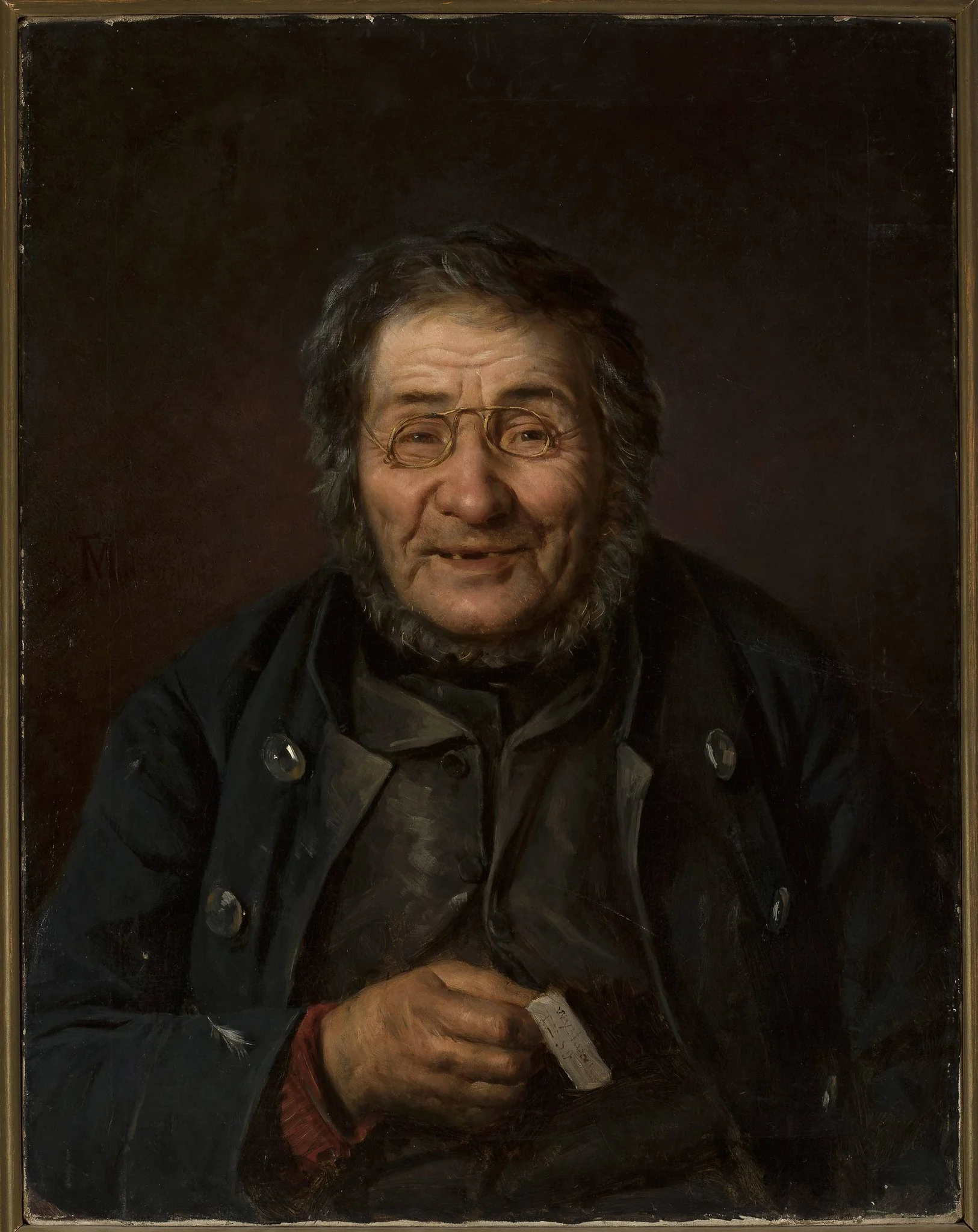 Portrait of Ambroży Mieroszewski, detail