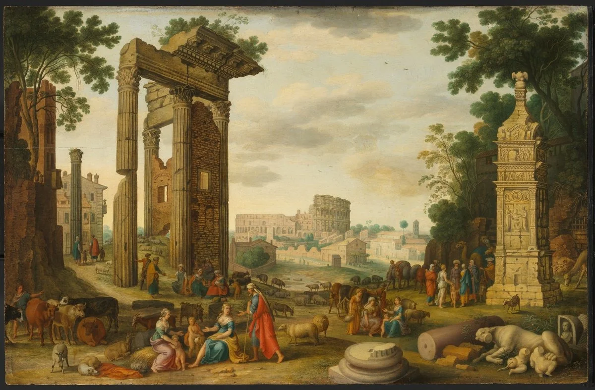 Roman Ruins and the Monument of Igel, detail