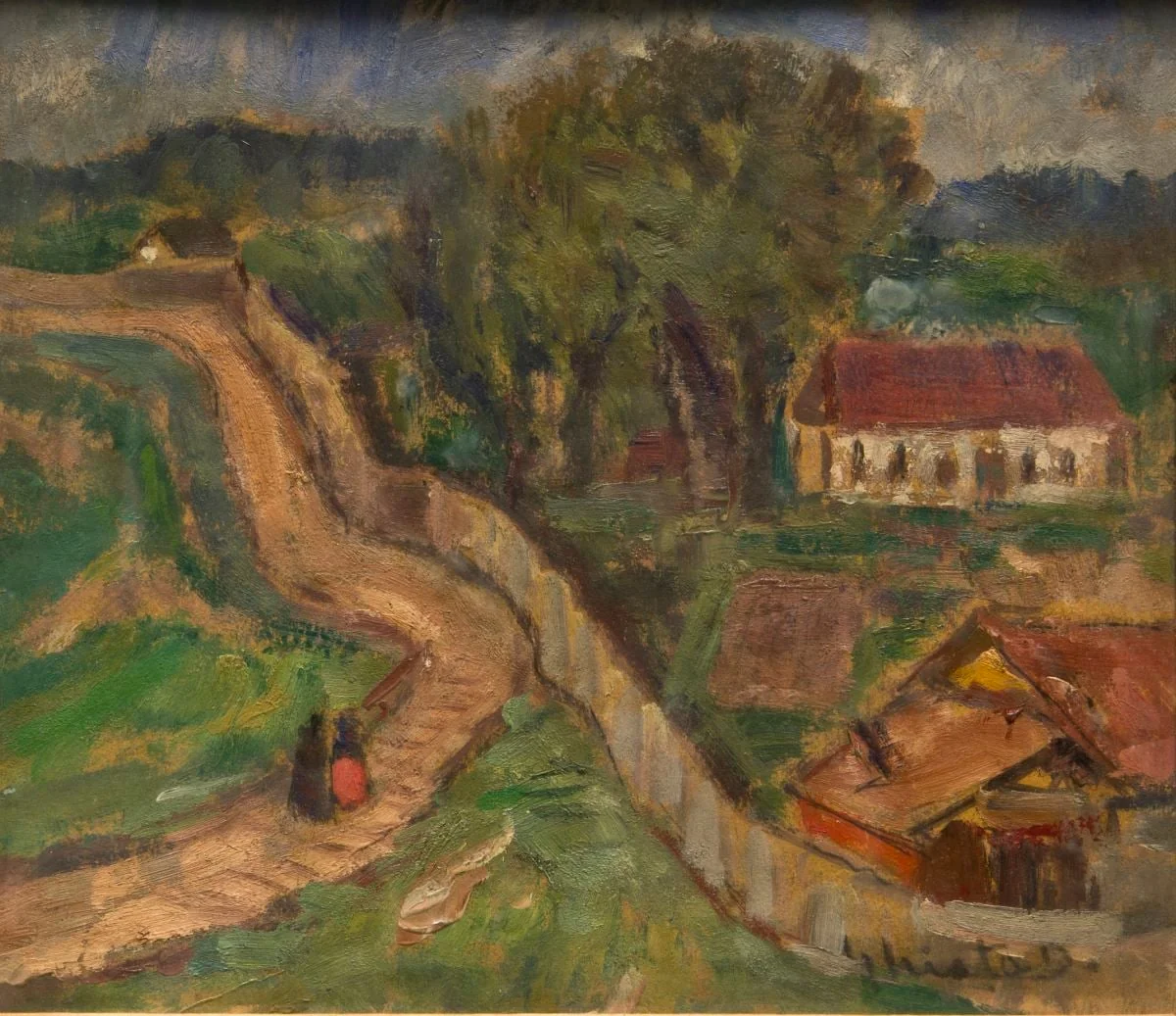 Peisaj, detail