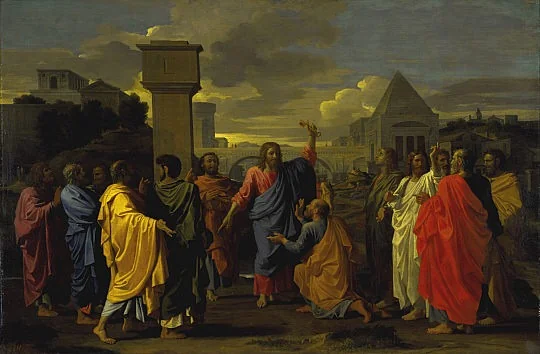 The Sacrament of Ordination, detail